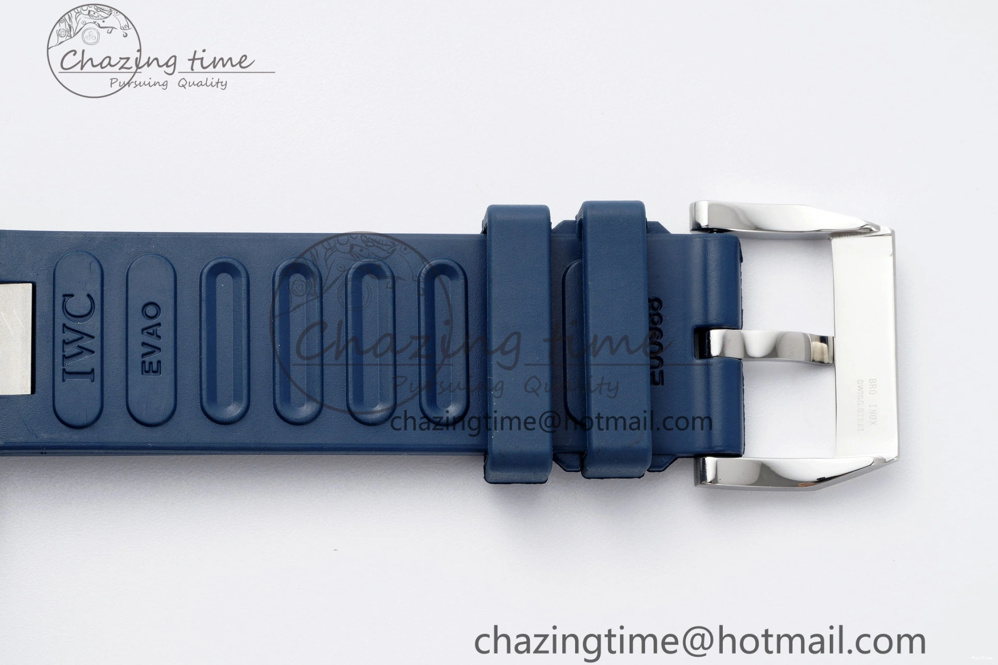 MIROTIME 0206 Attractive Aquatimer Chrono SS RSF 1:1 Best Edition Blue Dial on Blue Rubber Strap A 7056